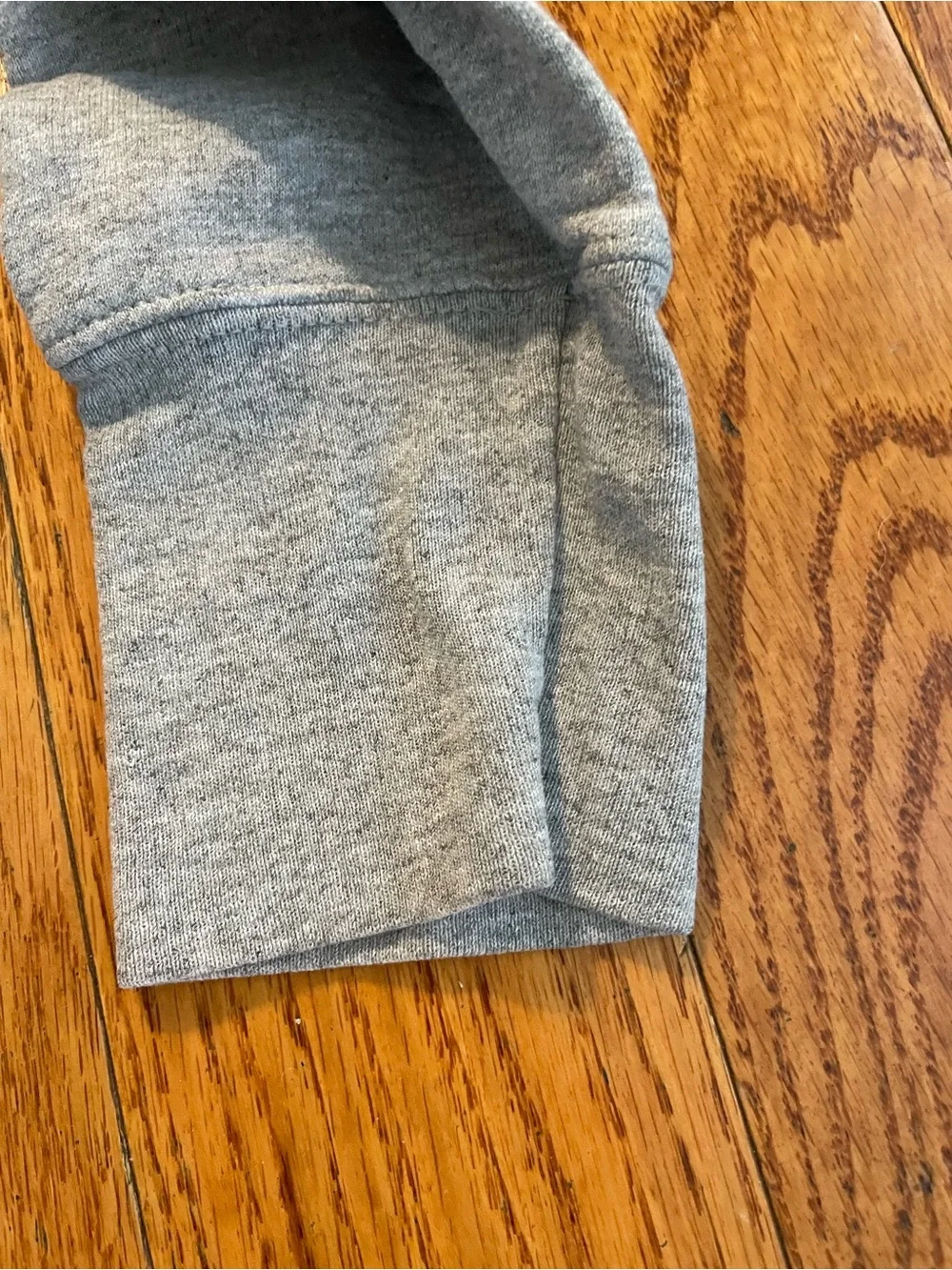Champion Kids Gray Pullover Hoodie With Blue Graphics Size L